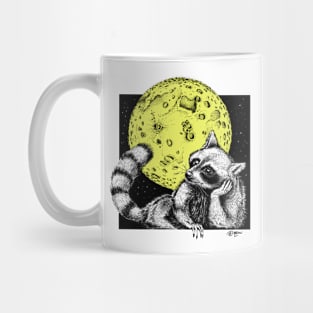 Raccoon Moon Mug